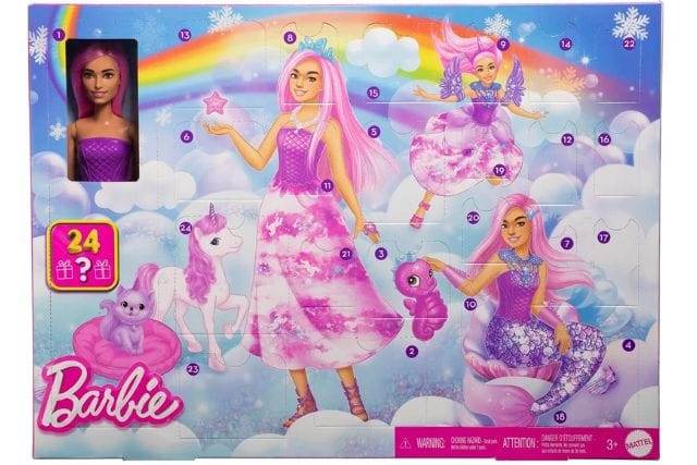 barbie joulukalenteri