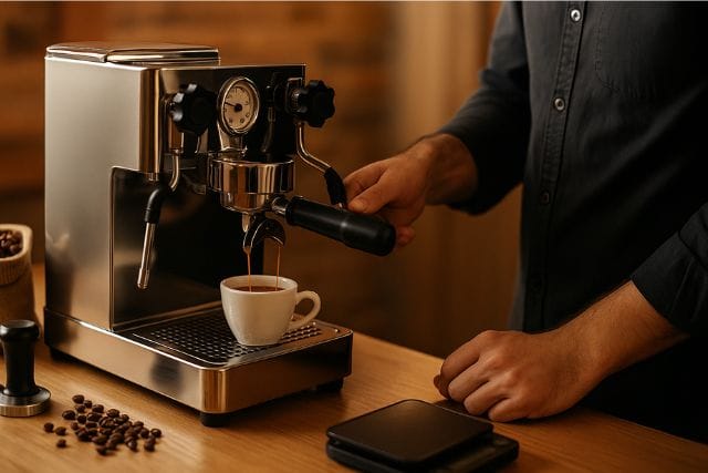 paineen ja lämpötilan vaikutus espressson makuun