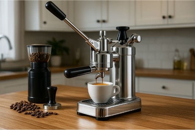 paras manuaalinen espressokeitin