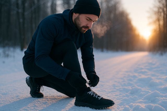 talvijuoksu varusteet