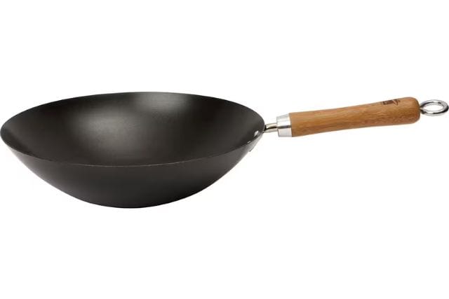 Wokkipannu hiiliteräs